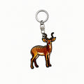 Wooden Gazelle Keyring