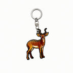 Wooden Gazelle Keyring