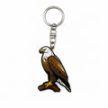 Wooden Bald Eagle Keyring
