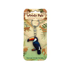 Wooden Toucan Keyring