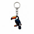 Wooden Toucan Keyring