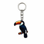 Wooden Toucan Keyring